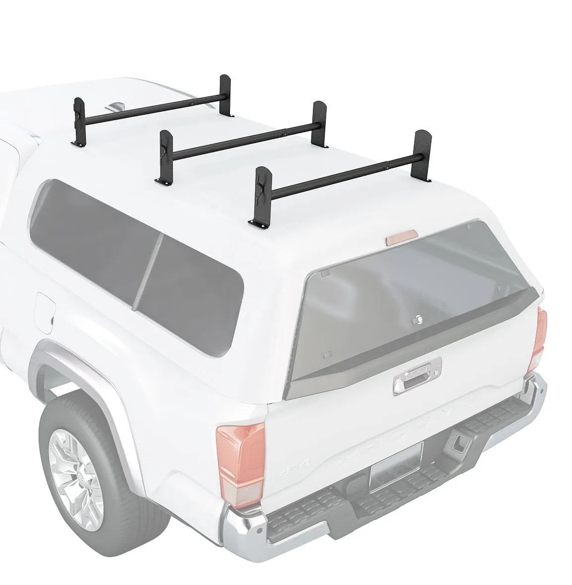 AA-Racks Universal Pickup Truck Rack Cap & Topper Camper Shell Van Roof Ladder Rack Adjustable Steel (DX36-Camper) - Open Box