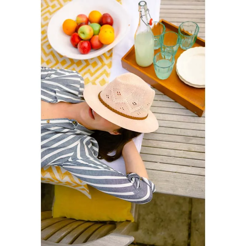 Barbour Flowerdale Ladies Trilby - Primrose Pink