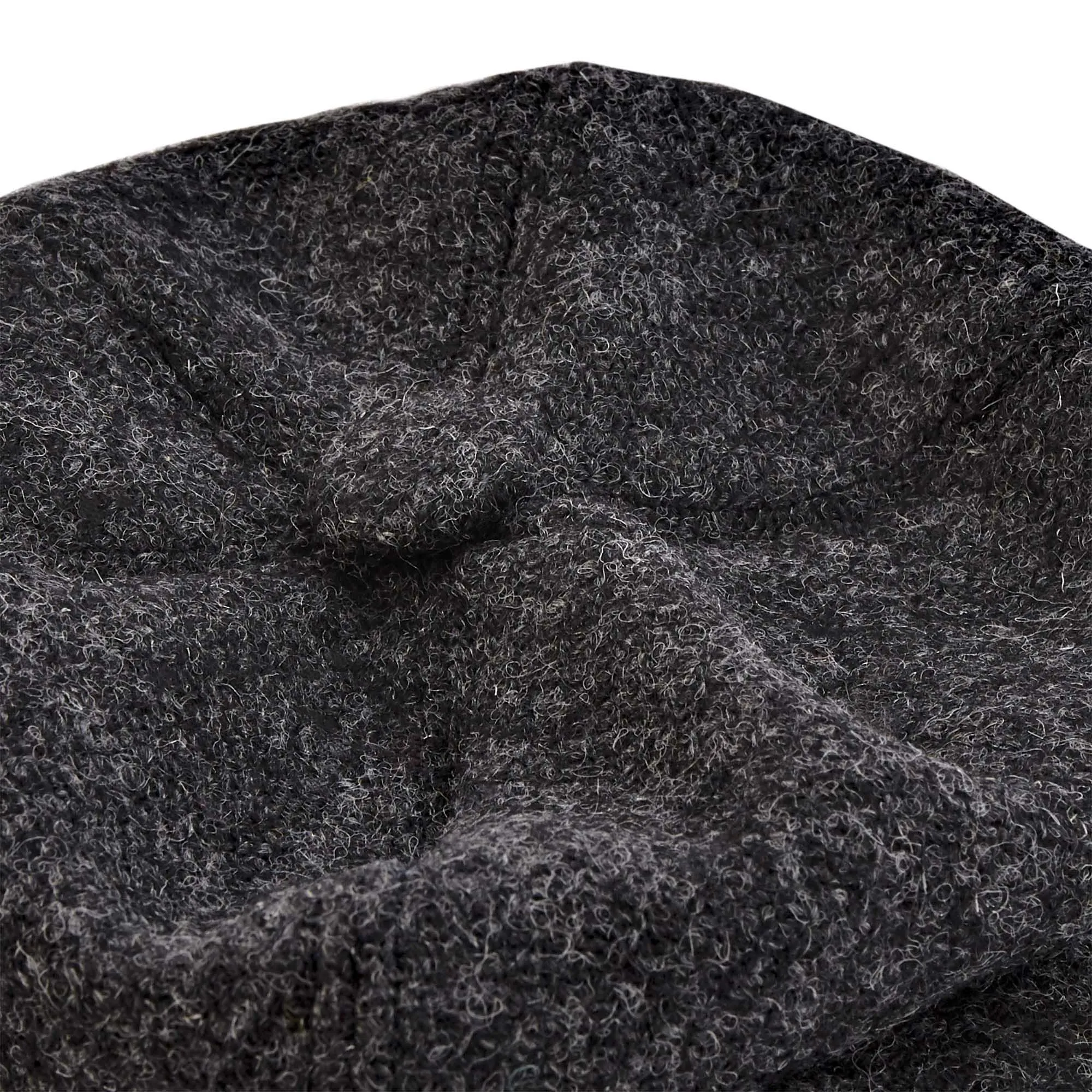 Bardsey Black Harris Tweed Baker Boy Dog Hat