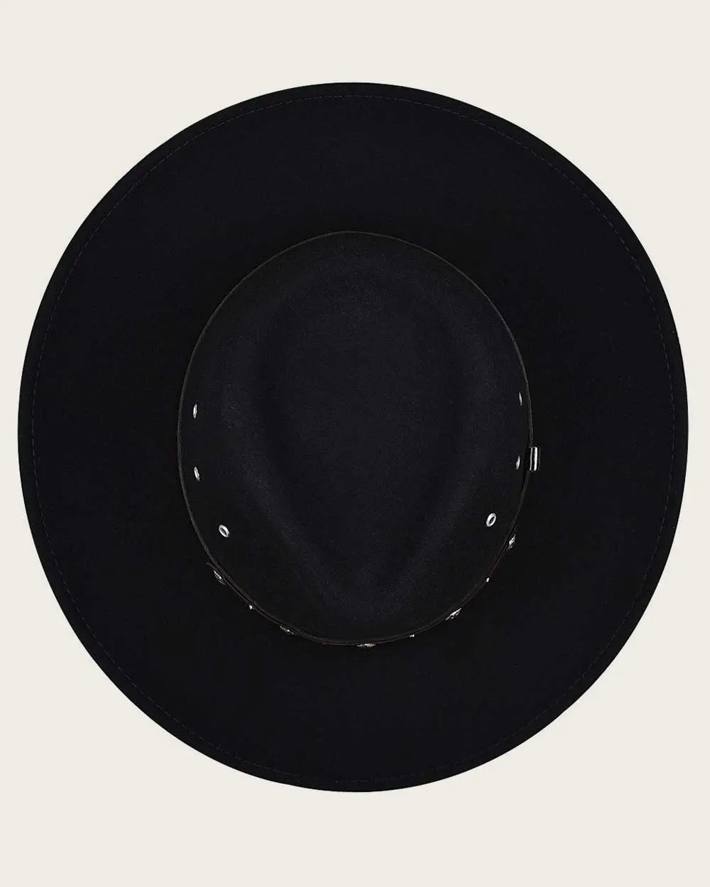 Black wool hat