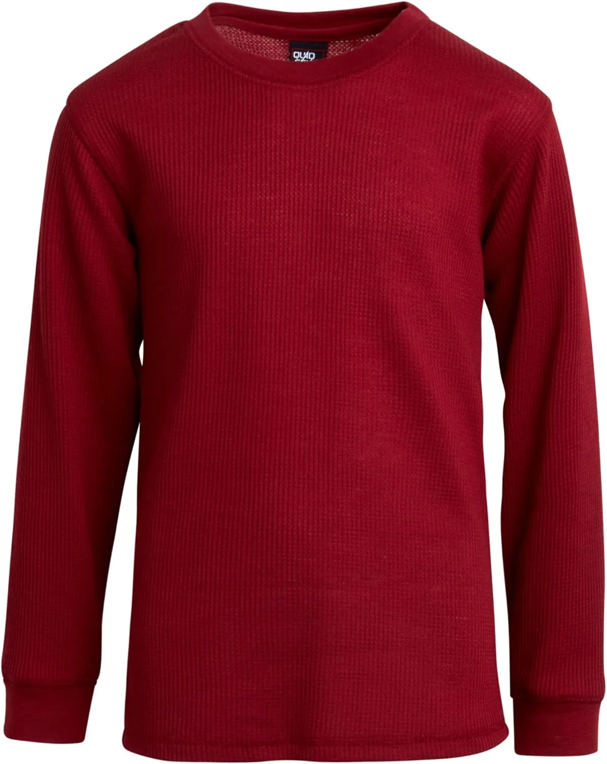 Boys' Shirt - 2 Pack Waffle Knit Long Sleeve Thermal Crewneck T-Shirt (8-18)