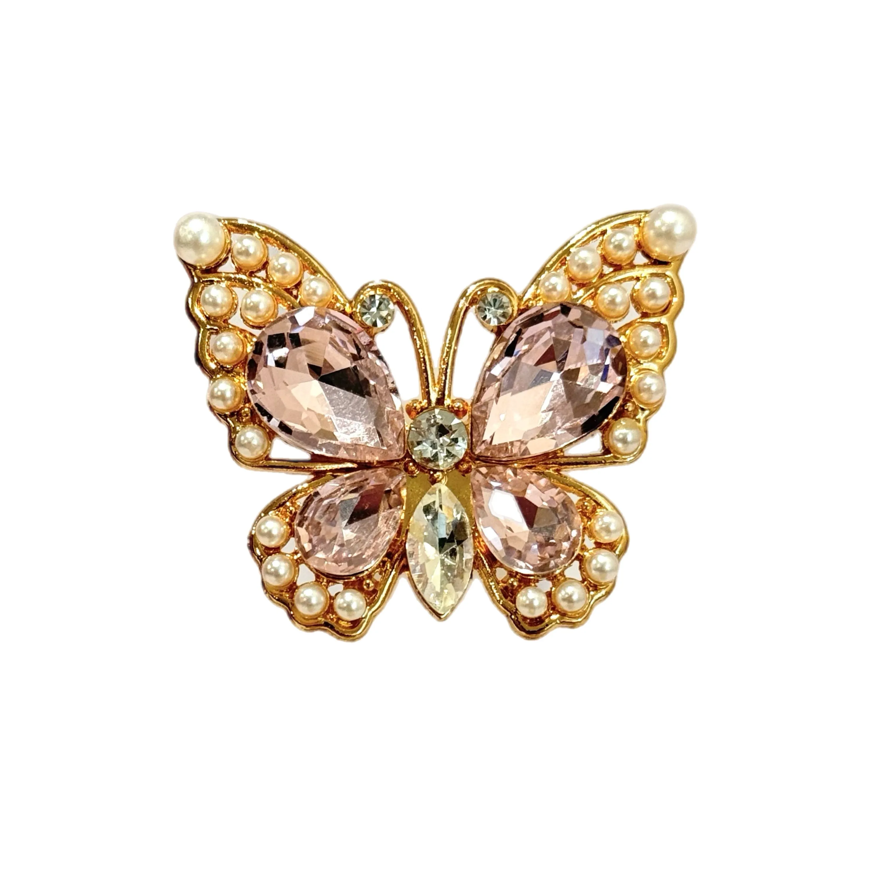 Butterfly Bling Deluxe Metal Straw Topper