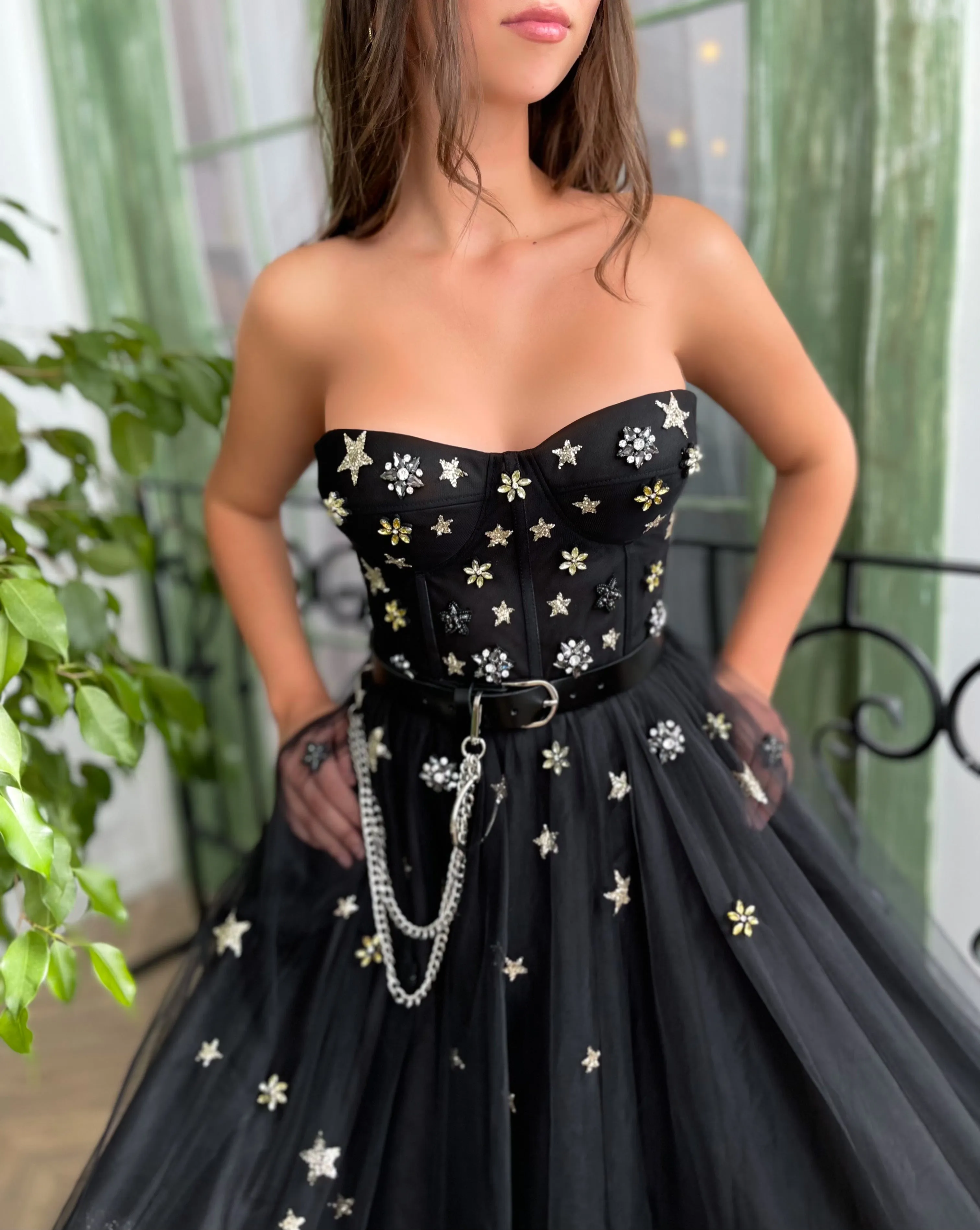 Celestial Quartz Midi Dress