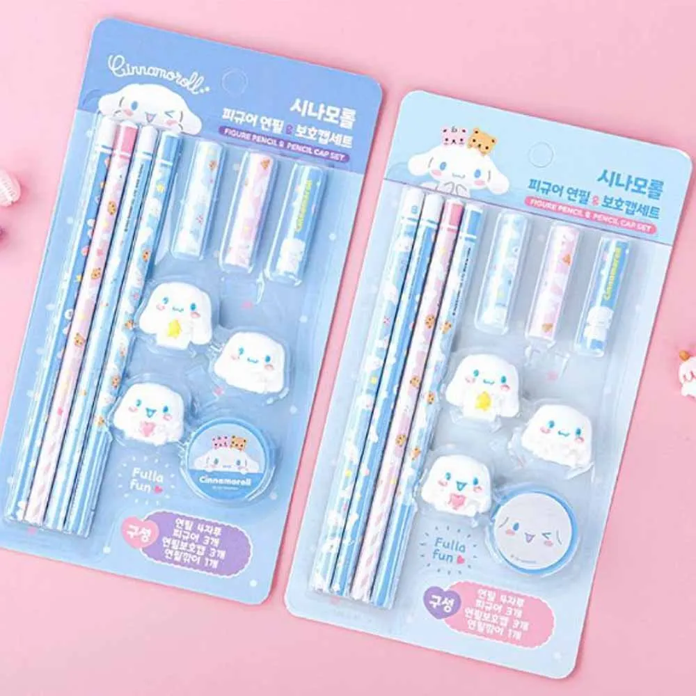 Cinnamoroll Pencil & Figure Set