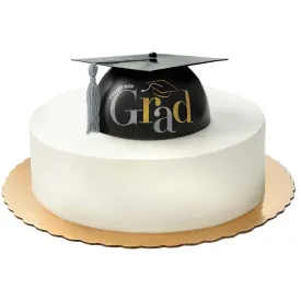 Class Dismissed Graduation Cap Cake Topper, 1 Count