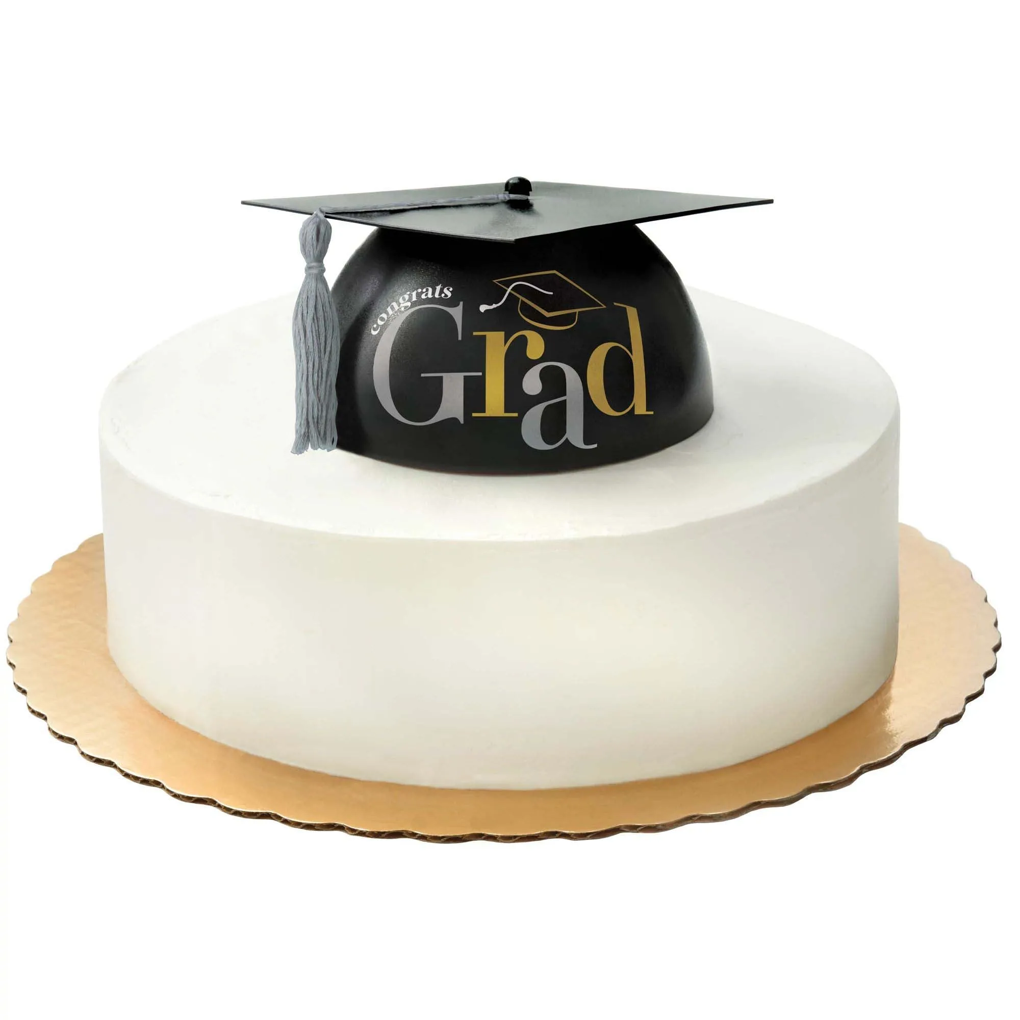 Class Dismissed Graduation Cap Cake Topper, 1 Count