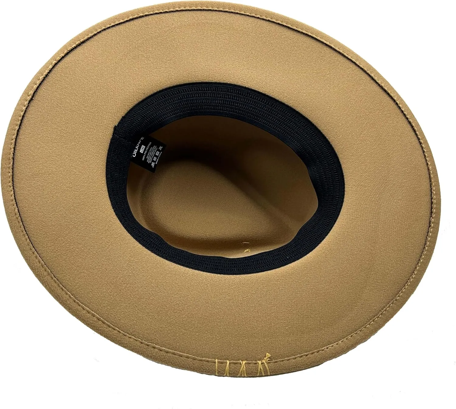 Classic Wide Brim Fedora Hat for Women Man Floppy Panama Hat Western Felt Outdoor Hat with Band Sun Protection