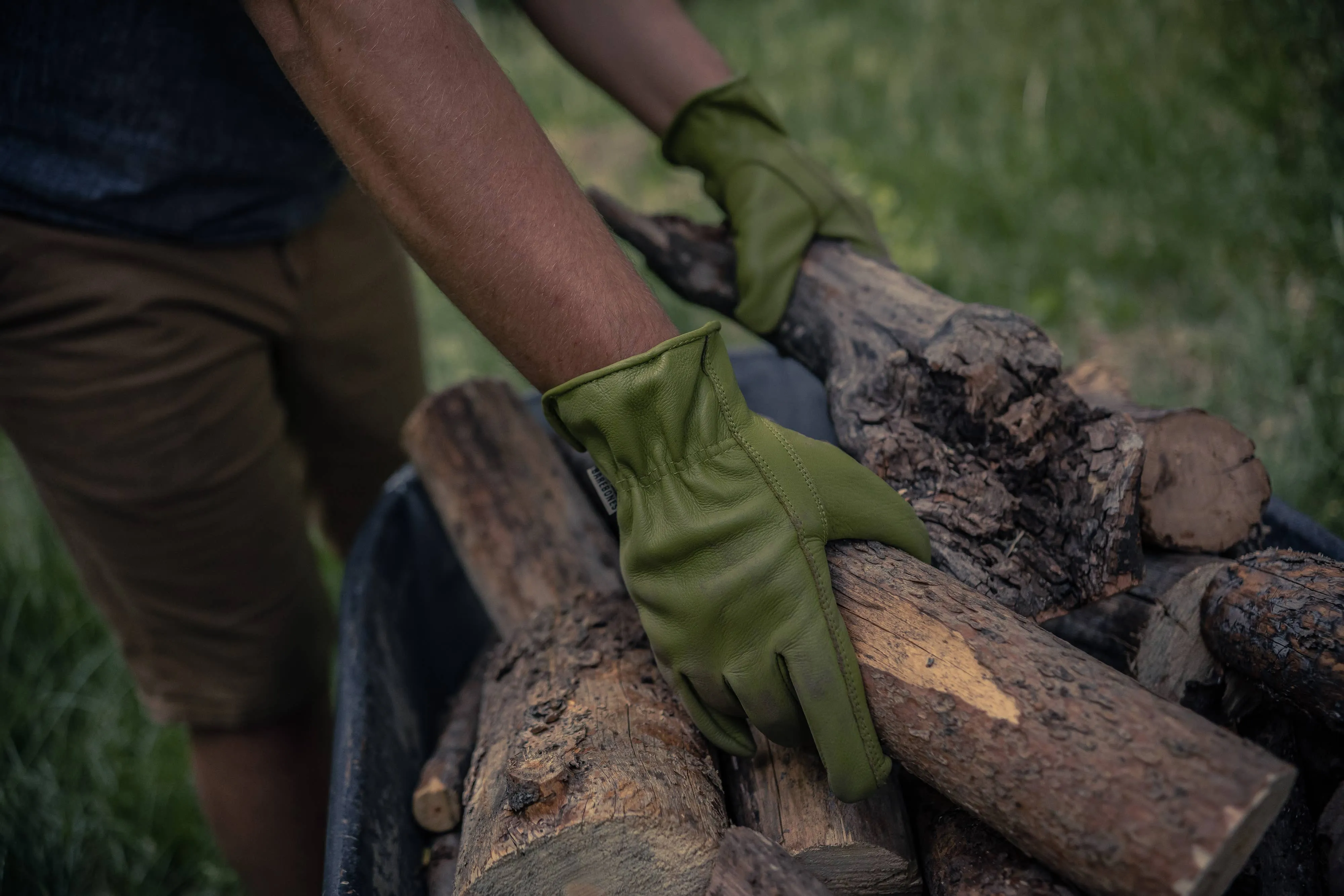 Classic Work Gloves: S/M / Natural Yellow