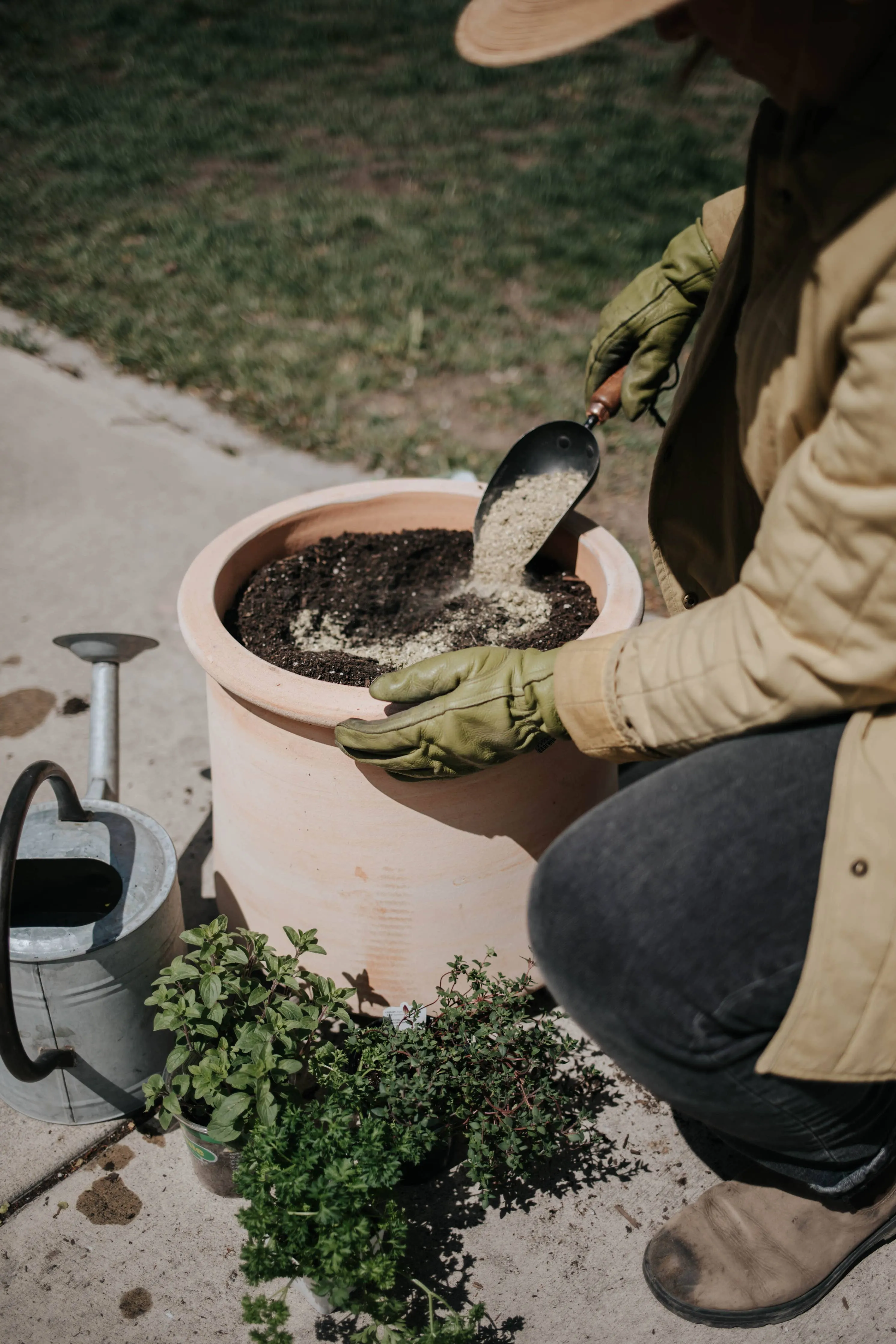 Classic Work Gloves: S/M / Natural Yellow