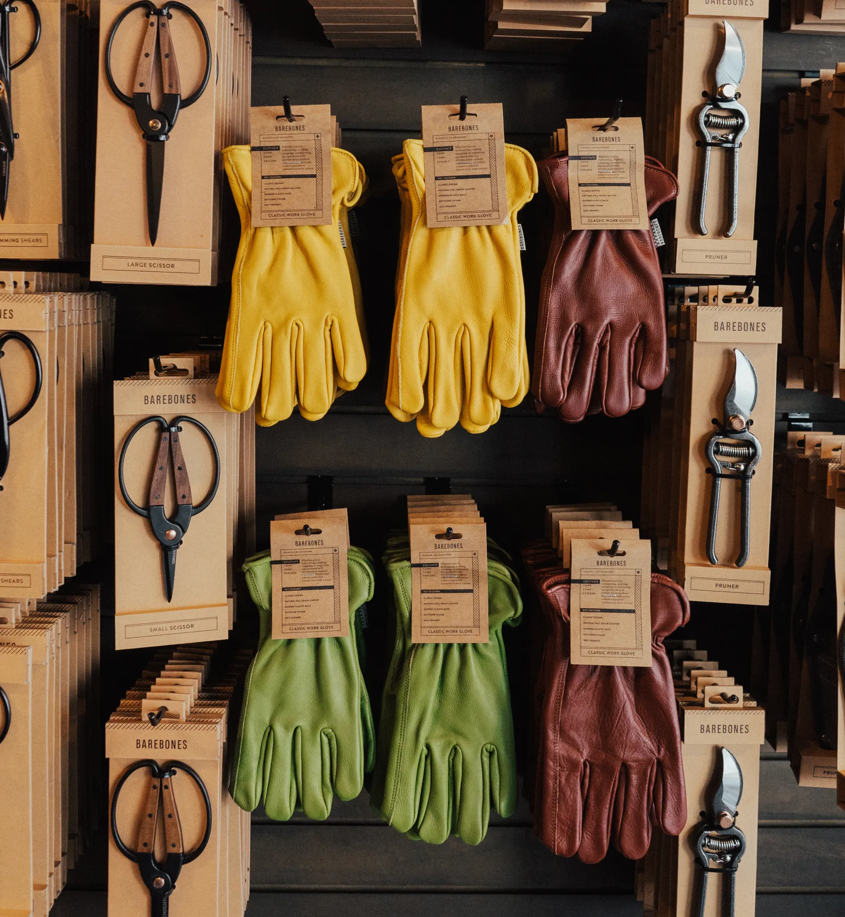 Classic Work Gloves: S/M / Natural Yellow