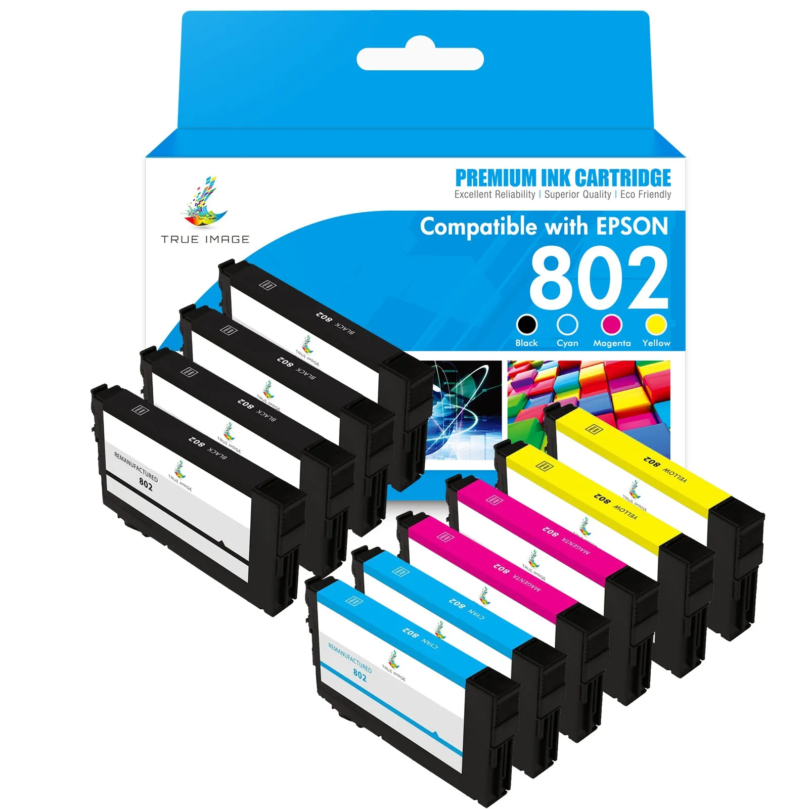 Compatible Epson 802 Ink Cartridge - T802 - Combo Pack