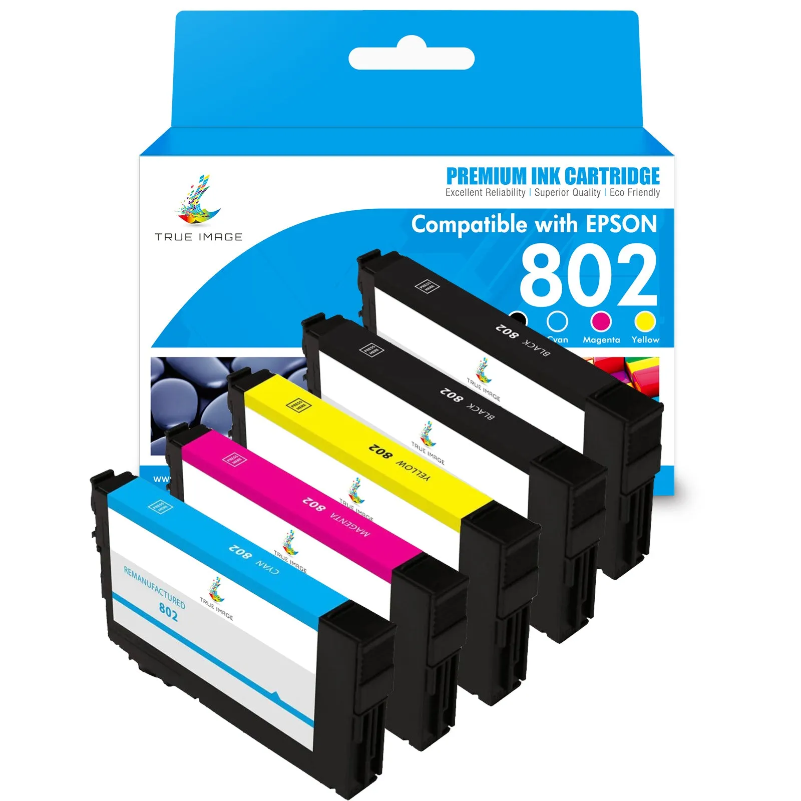 Compatible Epson 802 Ink Cartridge - T802 - Combo Pack