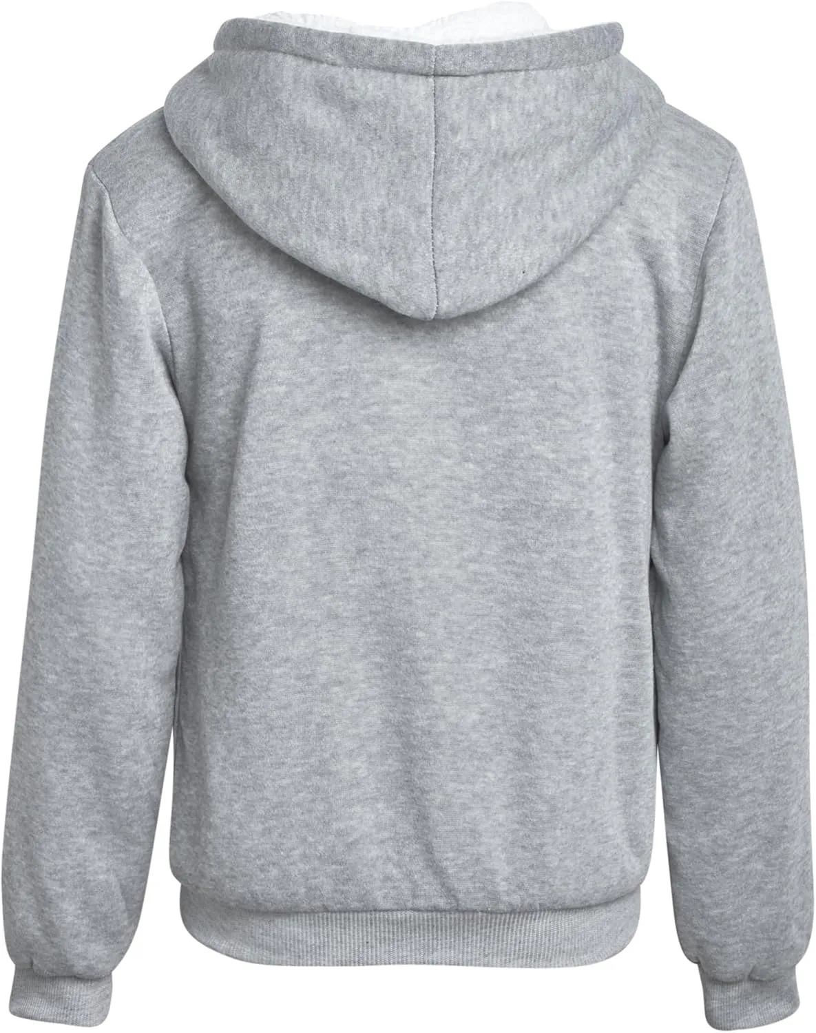 Coney Island Girls Hoodie - Cozy Soft Fleece Sherpa Lined Zip Up Hoodie Sweatshirt for Girls (Sizes Run Small: 4-16)