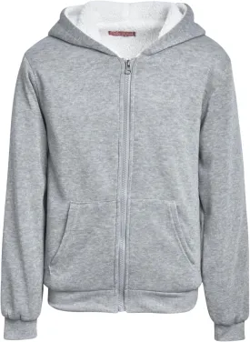 Coney Island Girls Hoodie - Cozy Soft Fleece Sherpa Lined Zip Up Hoodie Sweatshirt for Girls (Sizes Run Small: 4-16)