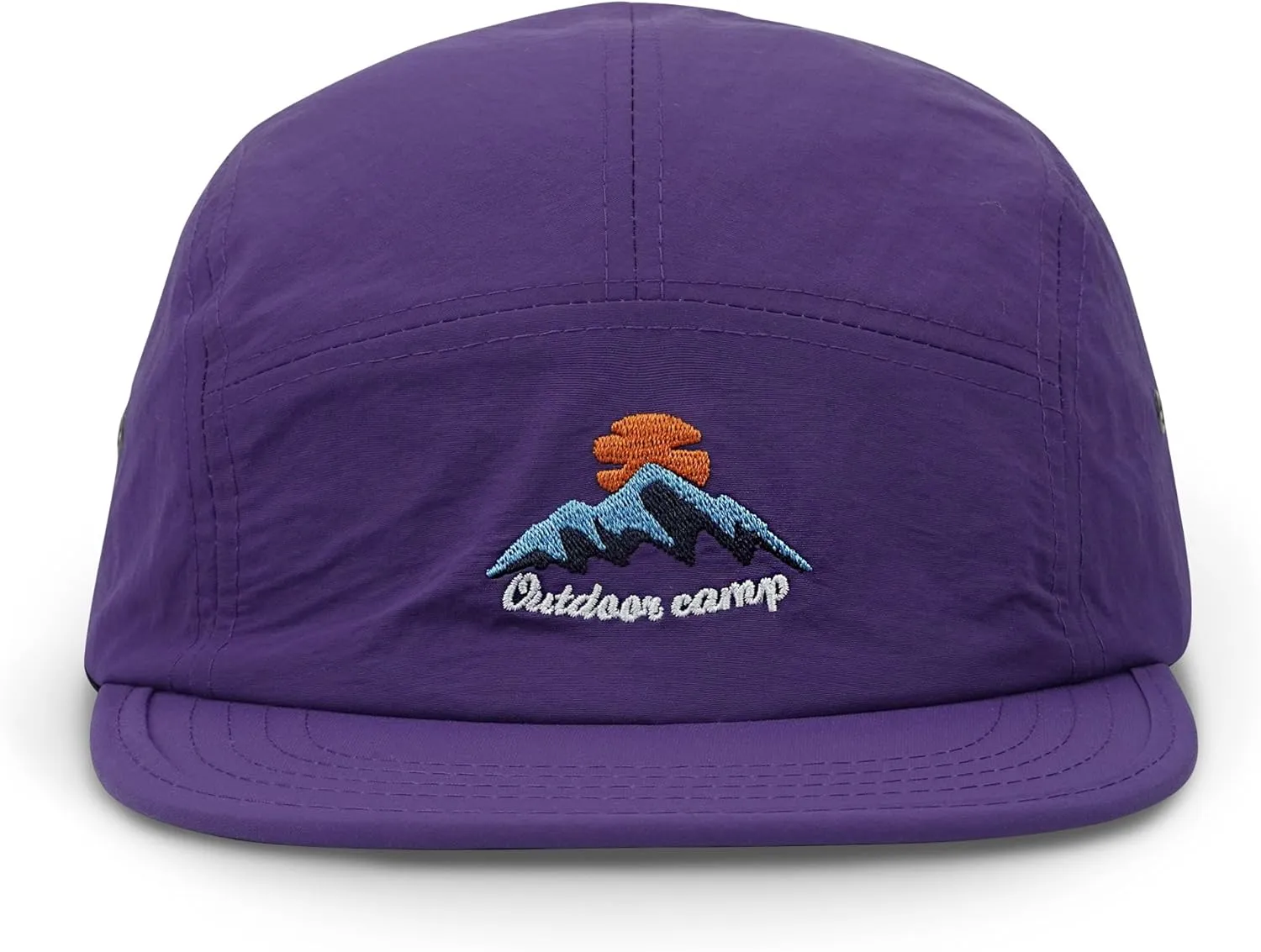 Croogo 5 Panel Baseball Cap Flat Brim Hats for Men Urban Street Camper Hats Waterproof Dad Hat Trucker Umpire Sun Caps