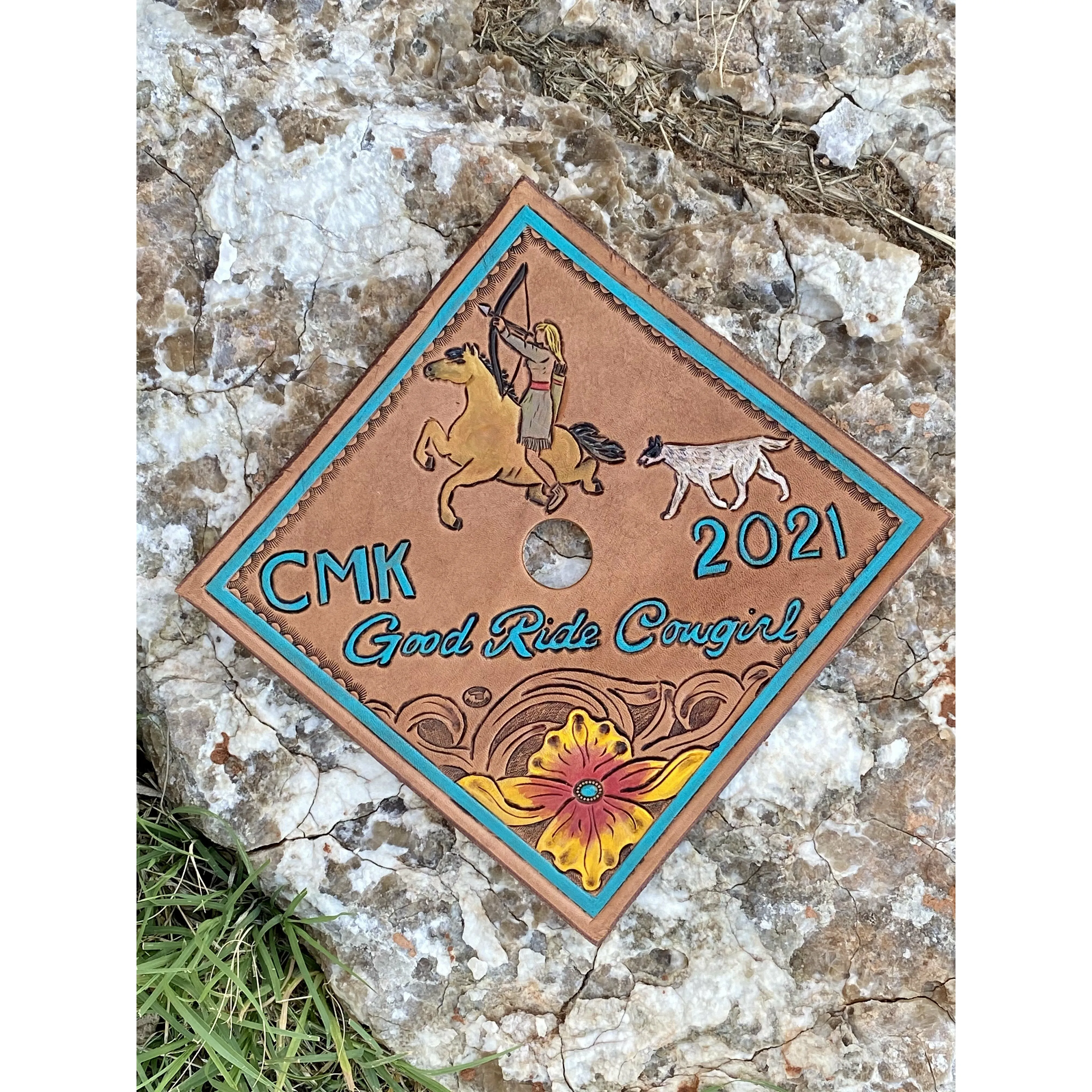 Custom graduation cap toppers