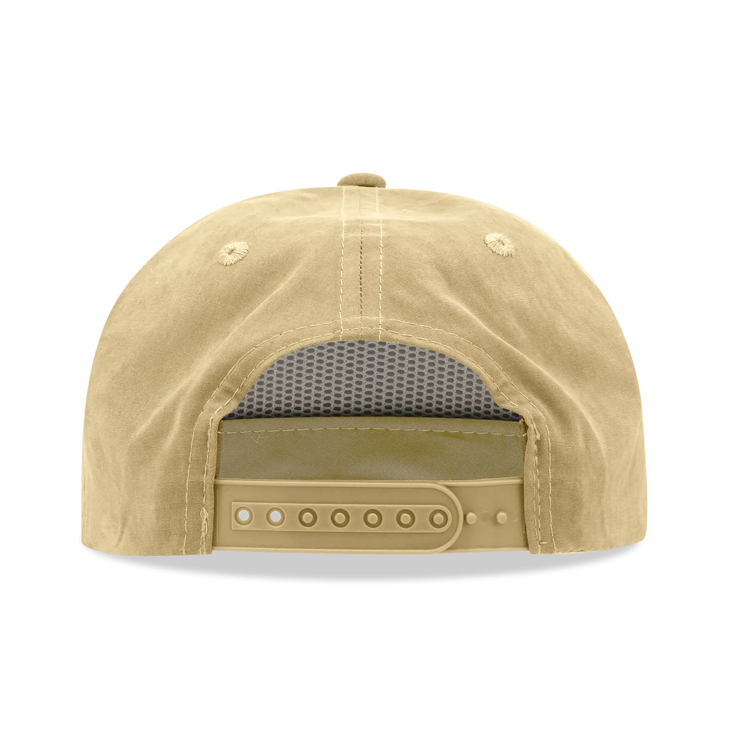 Decky 6032 - Classic Grandpa Rope Cap, 5 Panel Flat Bill Hat, Snapback