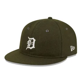 Detroit Tigers Wool Green Retro Crown 59FIFTY Fitted Cap