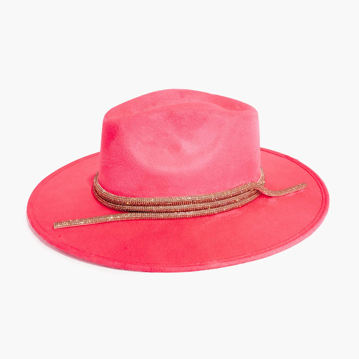Disco Perla Fedora in Miami Pink Hat by AB.LINO