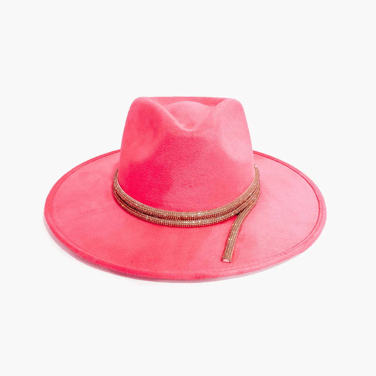 Disco Perla Fedora in Miami Pink Hat by AB.LINO