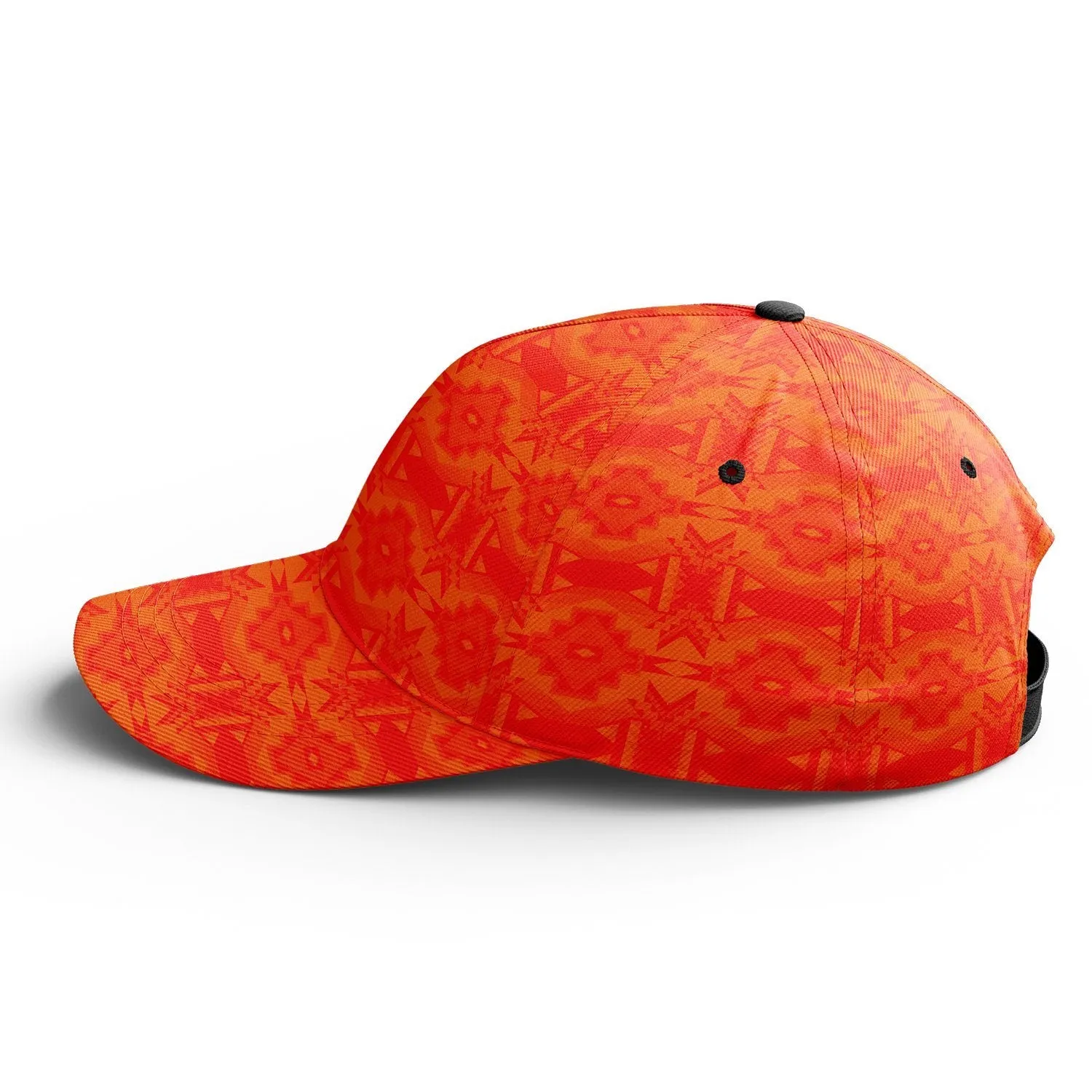 Fancy Orange Snapback Hat