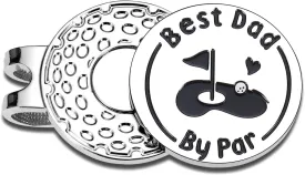 Fathers Day Birthday Gifts for Dad Golf Ball Marker Hat Clip Golf Gift for Dad from Daughter Son Wife First Fathers Day for New Dads Golf Gifts for Men Husband Stepdad First Time Daddy Christmas