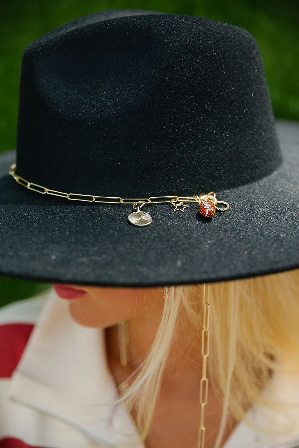 GAME DAY CHARMS BLACK RANCHER HAT