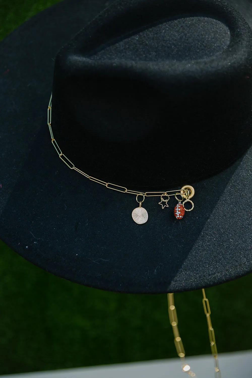 GAME DAY CHARMS BLACK RANCHER HAT