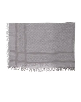 Gucci GG Monogram Diamante Cavendish Square Shawl in Beige Wool