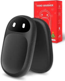 Hand Warmers Rechargeable, Gifts for Men and Women, 6000mAh Electric Hand Warmers Rechargeable 2 Pack with 12 Hours Working Time, Best Gifts for Mom and Dad
