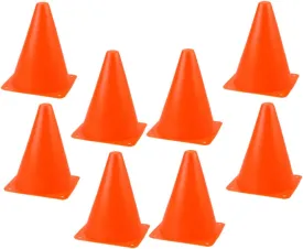 Hemoton 8Pcs Soccer Skating Training Cones Durable Agility Markers for Sports Practice Portable Obstacles for Outdoor Use Enhances Skill Development and Visibility