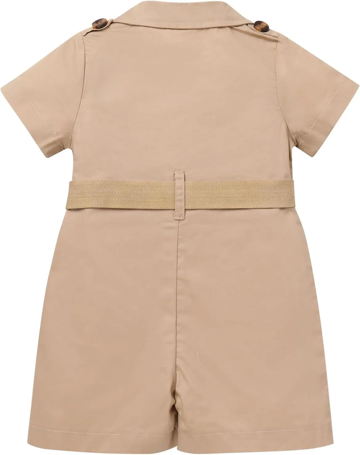 IDOPIP Girl Jungle Safari Outfit Wild Birthday Romper Hat Jumpsuit Birthday Party Clothes Overall Shorts Photo Shoot Bodysuit