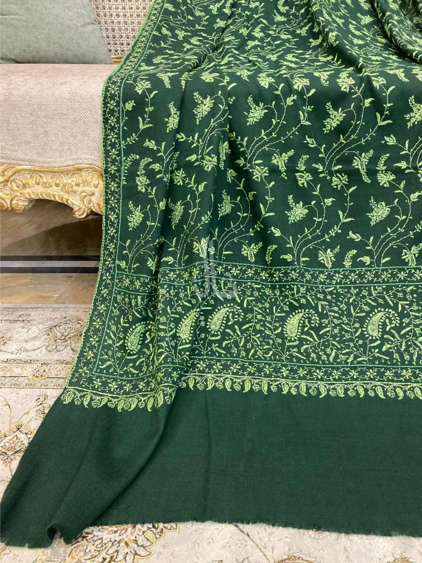 Intricate Needle Jaal - Shawl