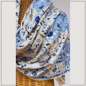 Kalamkari Pashmina Shawl- BOTEH 200x100 CM