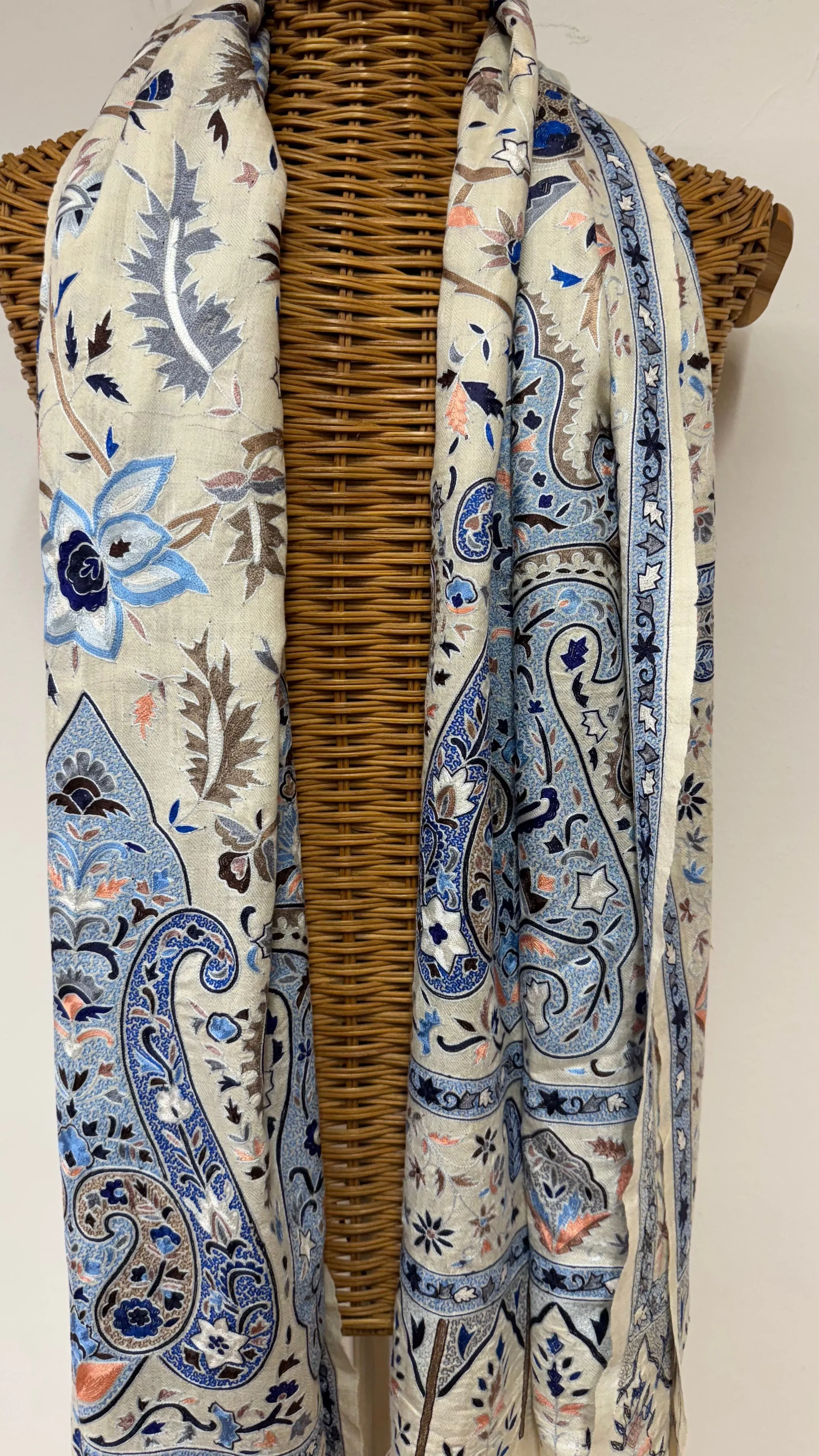 Kalamkari Pashmina Shawl- BOTEH 200x100 CM