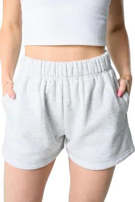 Kamo Fitness CozyTec Sweat Shorts Women High Waisted Lounge Comfy Casual Cotton Shorts with Pockets