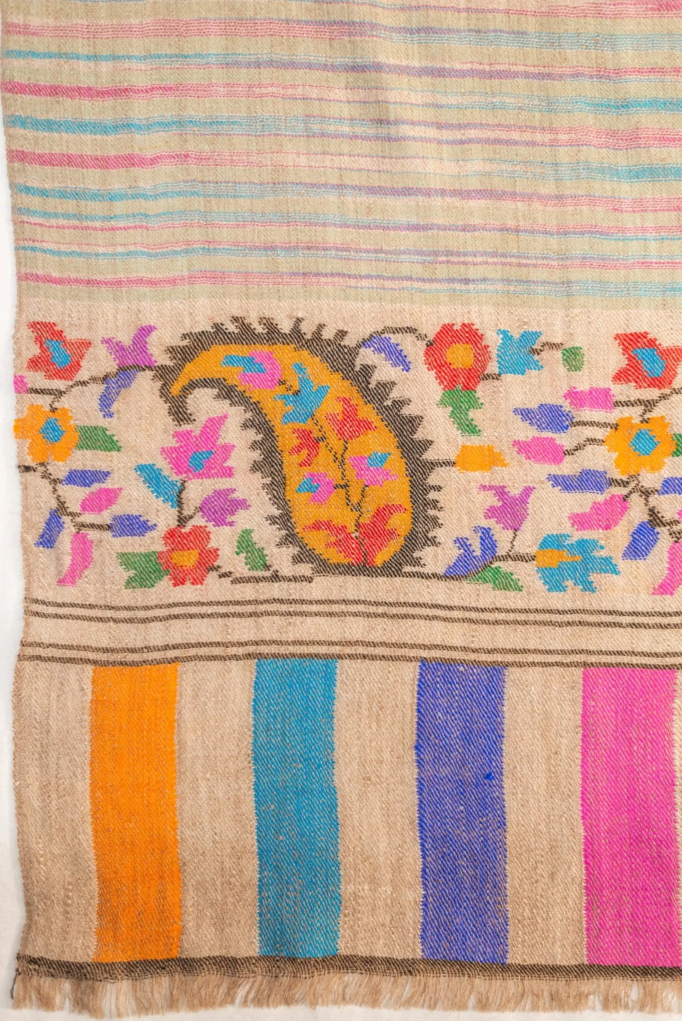 Kani Shawl - KHADI - 200x100 CM
