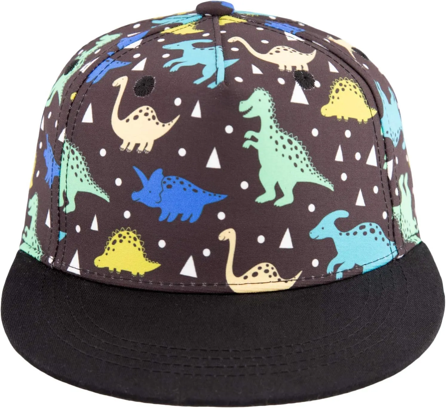 Kids Boy Girl Baseball Cap Baby Sun Hat Adjustable Toddler Trucker Hats with Flat Brim for Summer Outdoor