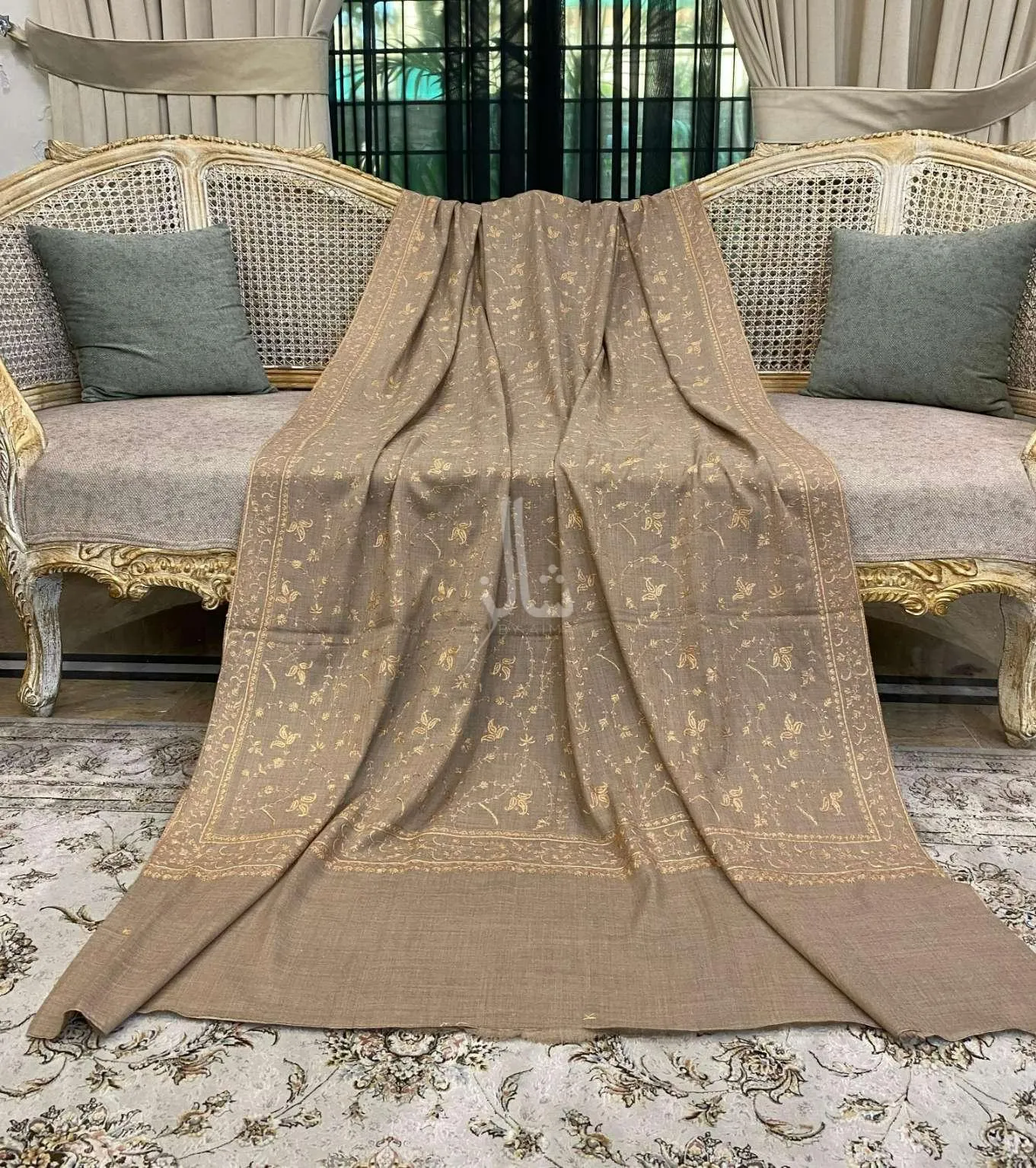 Light Needle Work Jaal - Shawl