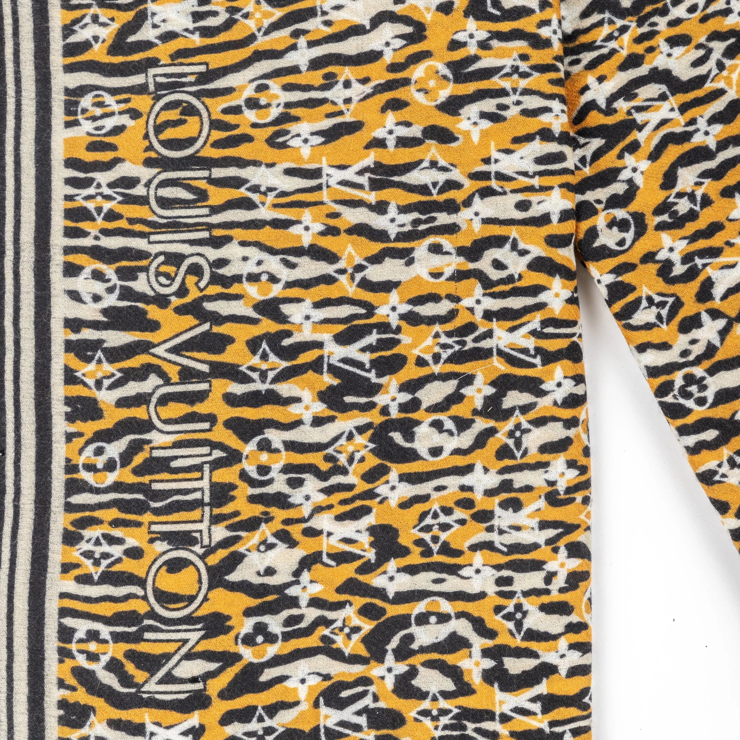 Louis Vuitton Monogram Jungle Print Scarf - '10s