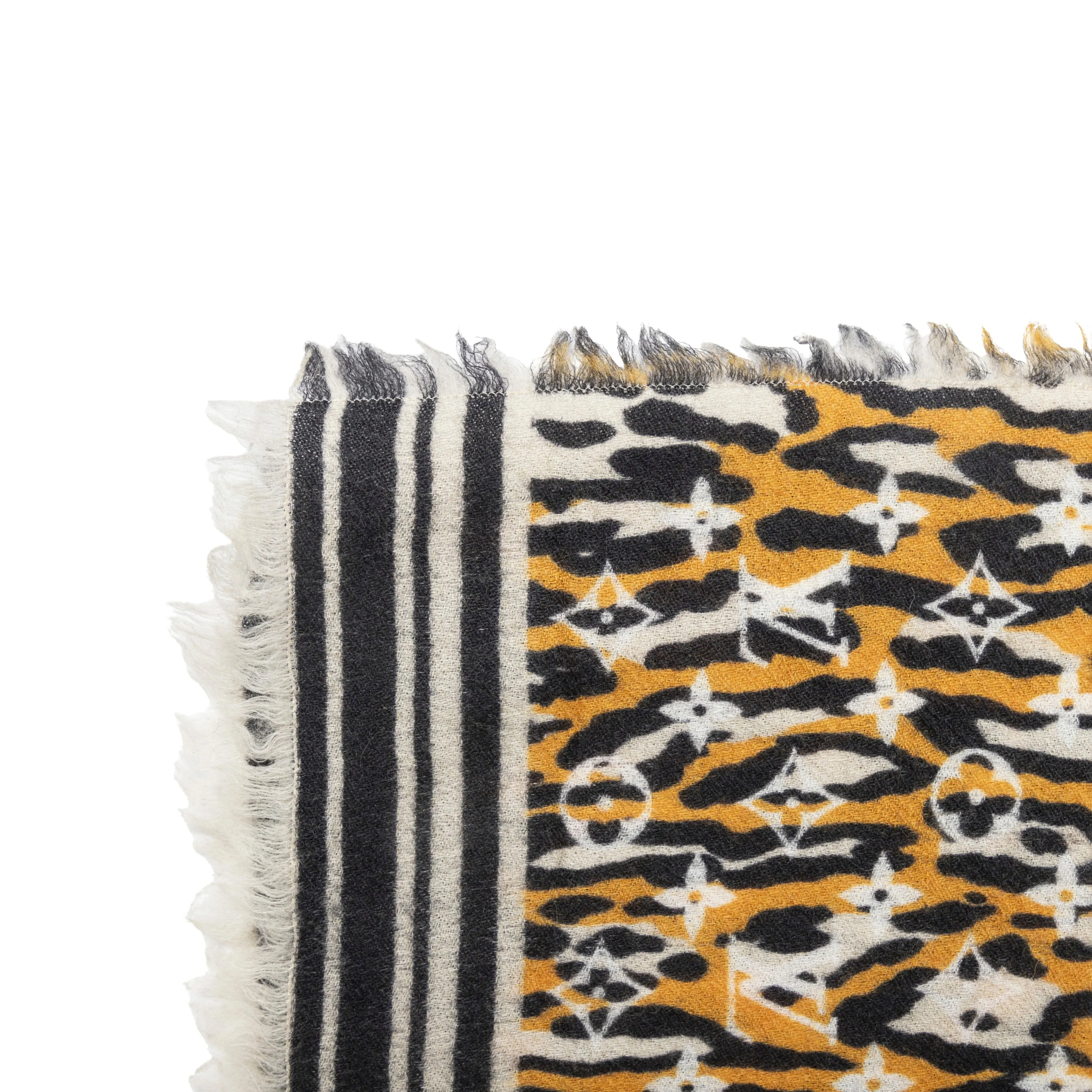 Louis Vuitton Monogram Jungle Print Scarf - '10s
