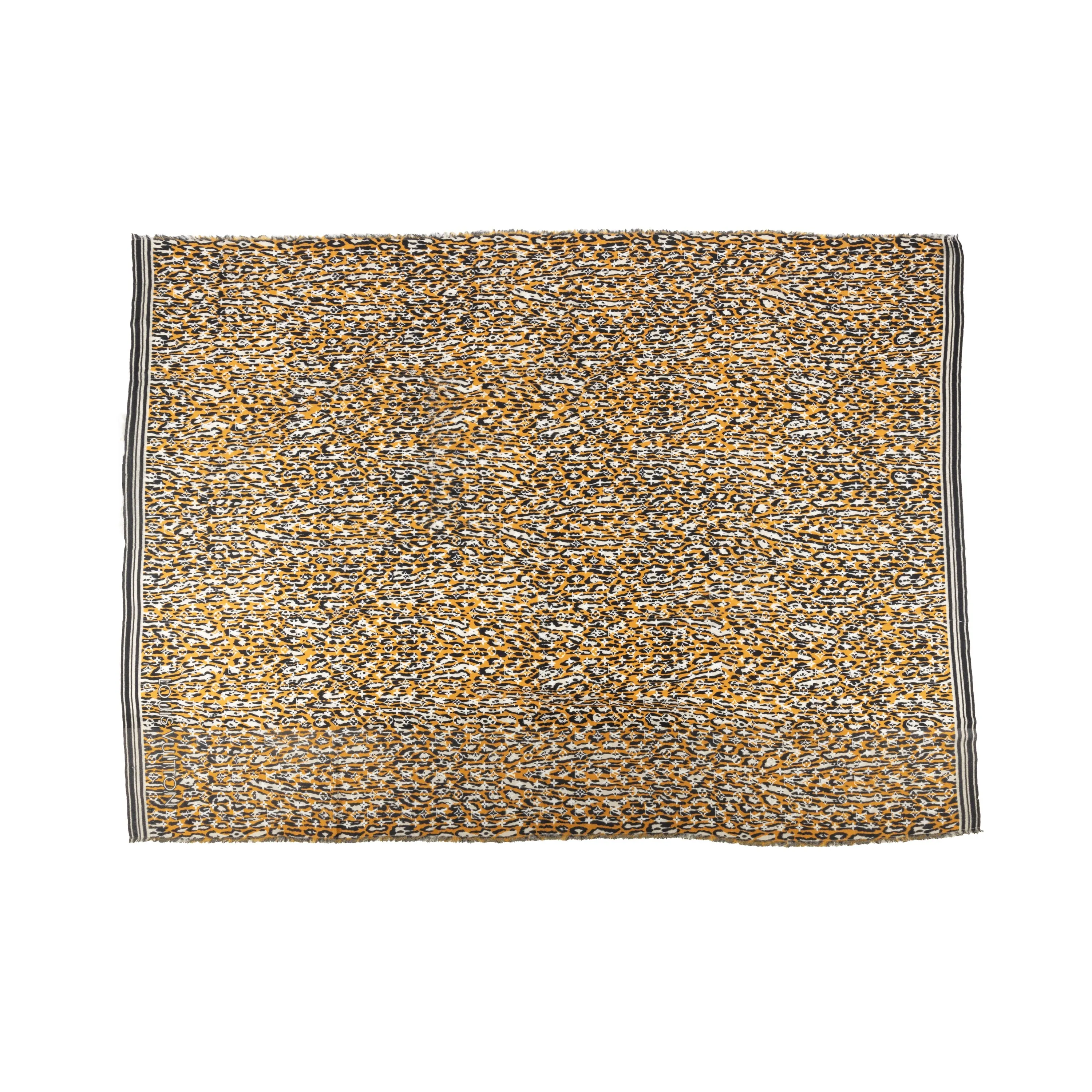 Louis Vuitton Monogram Jungle Print Scarf - '10s