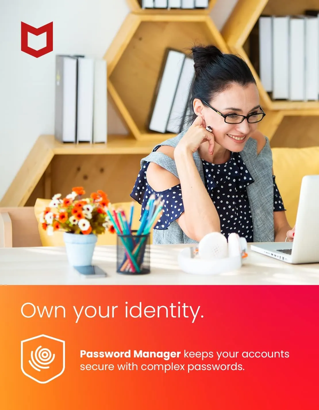 McAfee Internet Security | 10 Device | Antivirus Software | Password Manager | Windows/Mac/Android/iOS | 1 Year Subscription | Download Code