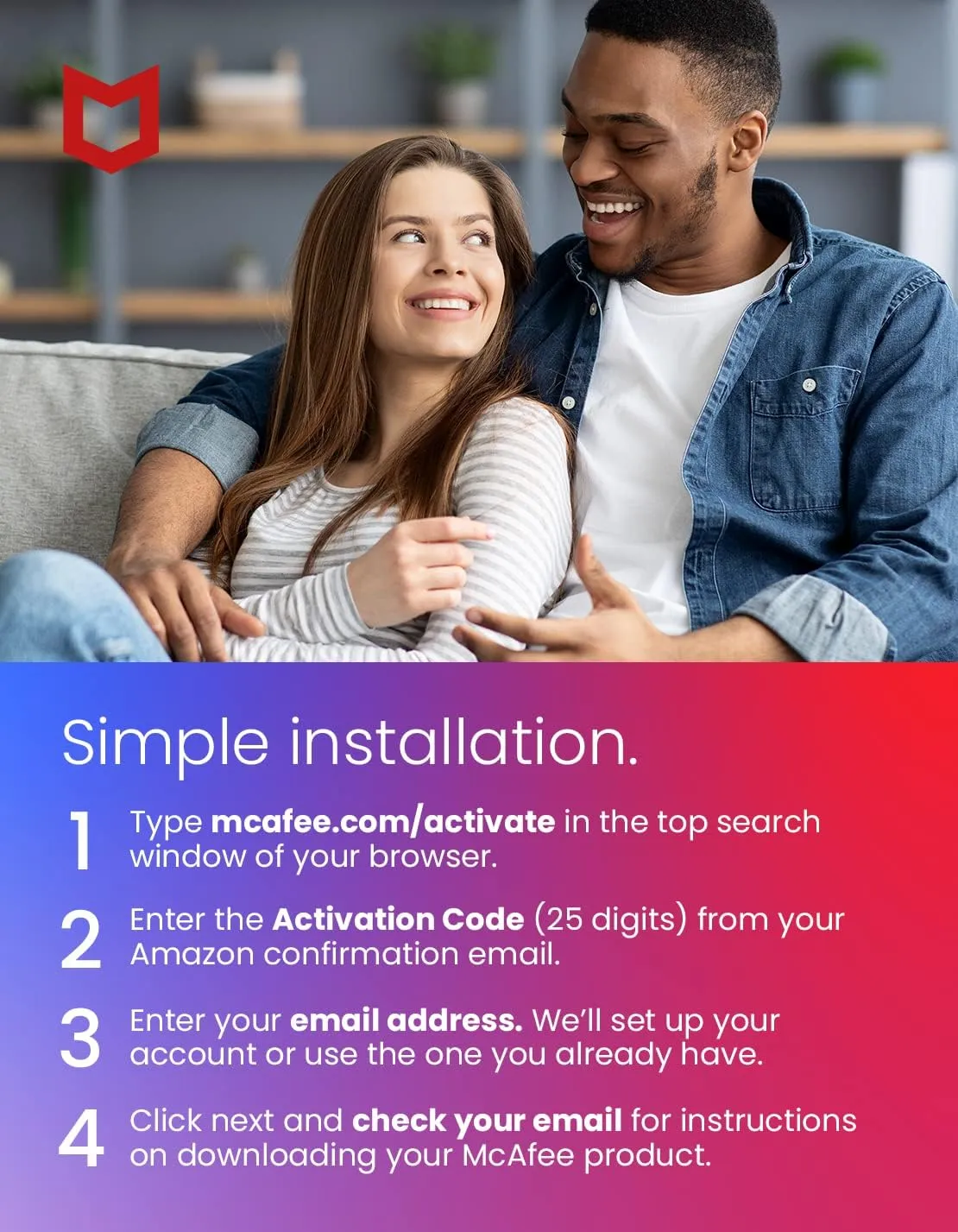 McAfee Internet Security | 10 Device | Antivirus Software | Password Manager | Windows/Mac/Android/iOS | 1 Year Subscription | Download Code