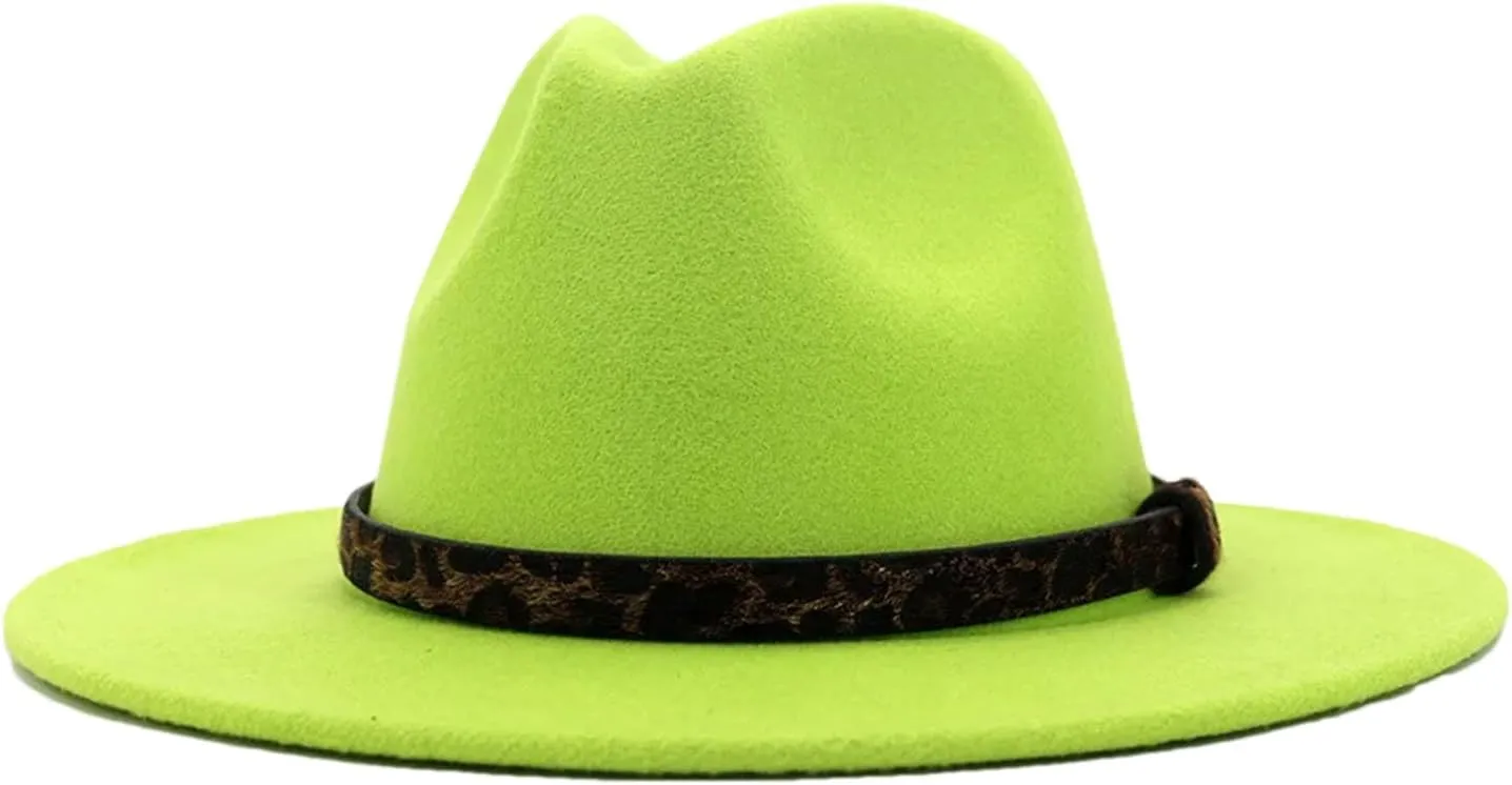 Men's Casual Jazz Hats for Men Women Wide Brim Fedora Hat Vintage Panama Jazz Caps