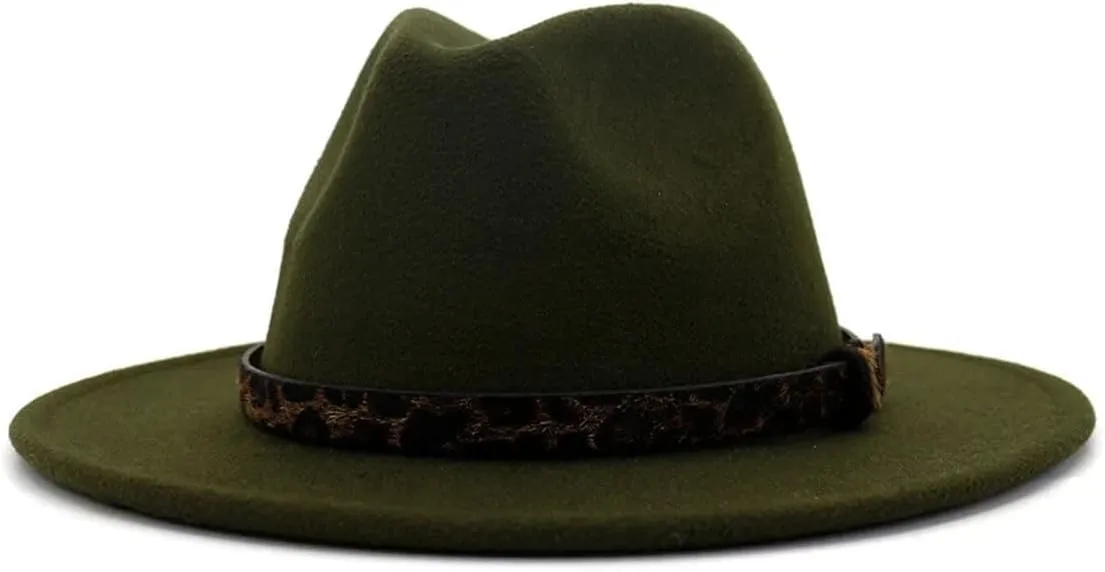 Men's Casual Jazz Hats for Men Women Wide Brim Fedora Hat Vintage Panama Jazz Caps