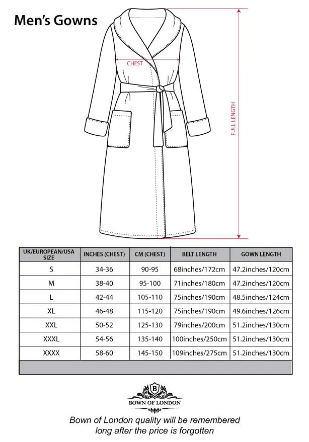 Men's Dressing Gown - Earl Navy