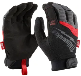 Milwaukee 48-22-8722 Work Gloves, Men's, L, 7.63 to 7.86 in L, Reinforced Thumb, Hook-and-Loop Cuff, Synthetic Leather :PR: QUANTITY: 1