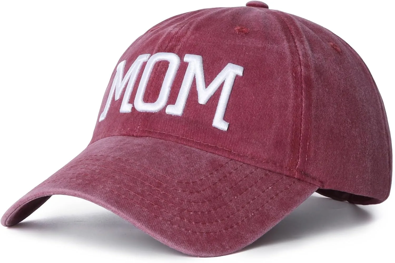 Mom and Dad Hats Set of 2 Pcs Embroidered Adjustable Baseball Caps Gift for Parents Couples Classic Mom Dad Gifts Hat