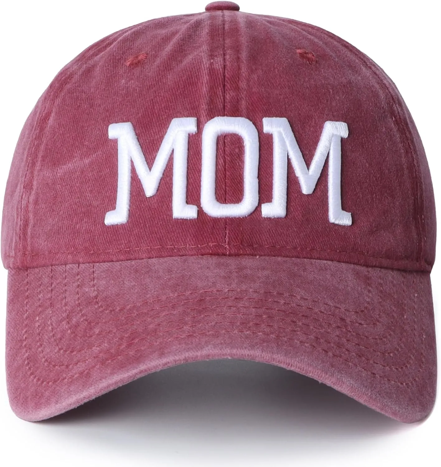Mom and Dad Hats Set of 2 Pcs Embroidered Adjustable Baseball Caps Gift for Parents Couples Classic Mom Dad Gifts Hat